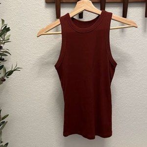 NWOT A NEW DAY ribbed cotton blend tank top